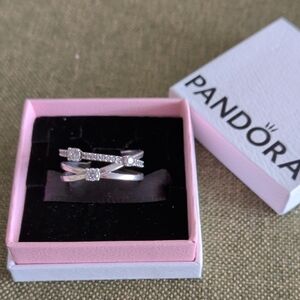 Pandora Twist Ring Size 9